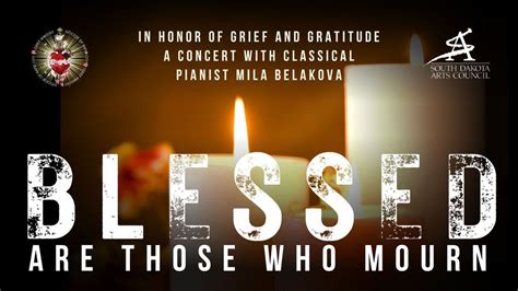 BLESSED ARE THOSE WHO MOURN: A concert with Mila Belakova in honor of ...