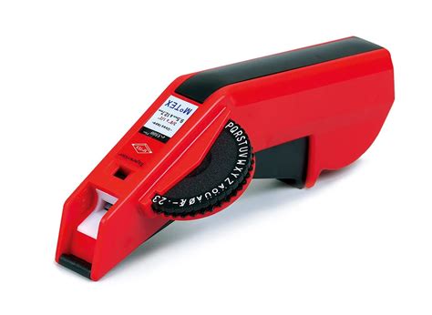 Motex E-505 Embossing Label Maker (Tape Writer) - Made in Korea (Red ...