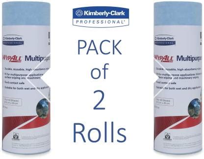 Kimberly Clark Kimberly Wypall X70 Wipers - Pack of 2 Rolls Wipes Price ...