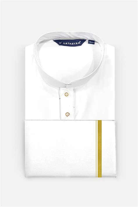 Classic Long Kurta and Jari Dhoti Combo – Uathayam