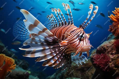 Premium Photo | Lionfish An Underwater Invasive Species in the ...