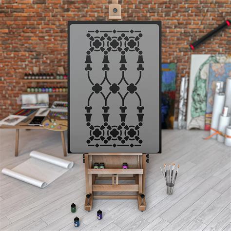 NAKLEO Large Wall Painting Stencil 16,9 x25,2, Art India | Ubuy