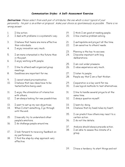 Communication Styles Worksheet.pdf 的图像结果