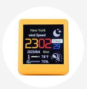 CAIDEN Digital Smart WIFI Weather Station Clock for Gaming Desktop ...