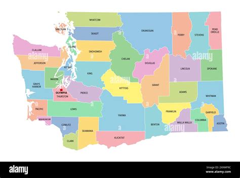 Map Washington State 的图像结果
