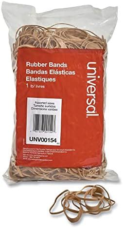 Universal Rubber Bands, Size 54, Assorted Length, 1lb Pack (154 ...