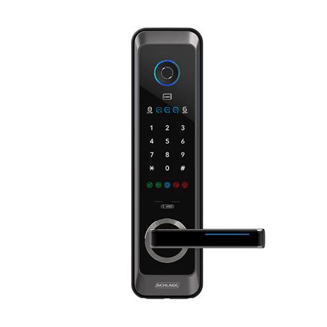 Schlage SDL-6500FYSB Digital Touchpad Lock With Fingerprint, PIN Code ...