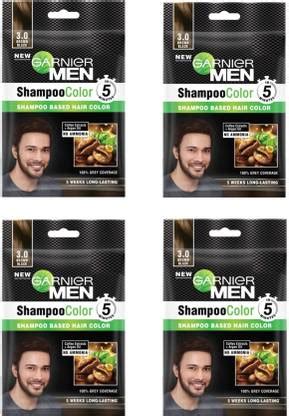 GARNIER Men Shampoo Color Shade 3.0 , Brown Black - Price in India, Buy ...
