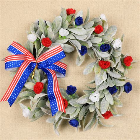 4th of July Wreath Patriotic Wreaths for Front Door 4th of July ...