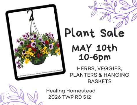 Plant Sale, 2026 Township Road 512, Duffield, 10 May 2025 | AllEvents