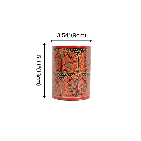 Kashmiri Papier Mache handmade Pen stand – Natriel