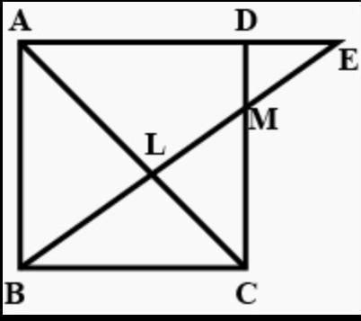 4. M is the midpoint of side CD of a parallelogram ABCD. BM intersects ...
