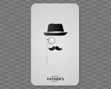 Premium Vector | Happy fathers day greeting vector background with ...