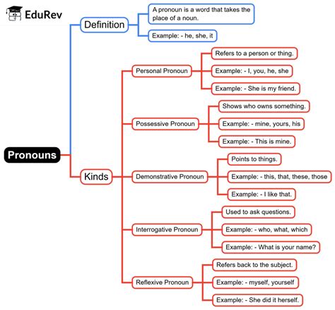Mind Map: Pronoun And Its Kinds - English Grammar Class 4 PDF Download