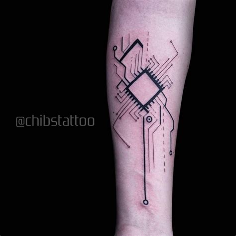 Image result for Arrow Tattoo Computer Chip