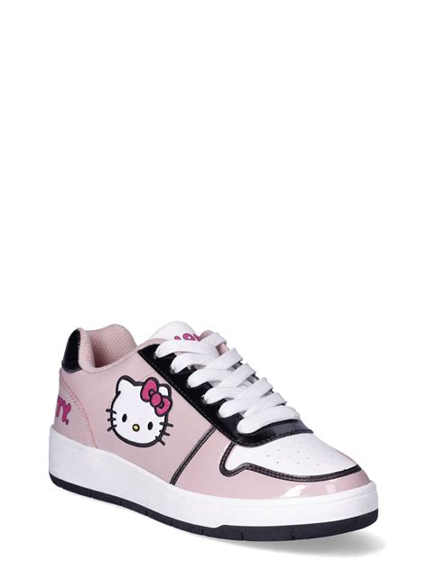 Hello Kitty & Friends By Sanrio Women's Black Casual Court Sneakers ...