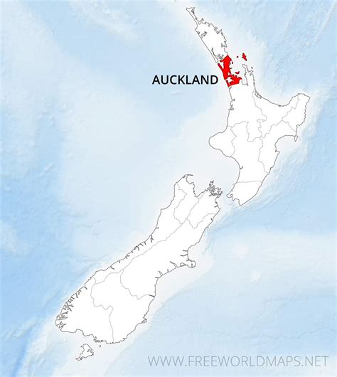 Auckland Region Maps, NZ