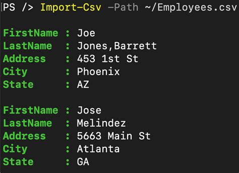 Image result for CSV PowerShell