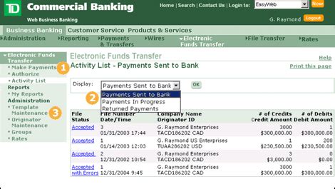 TD Commercial Banking - Web Business Banking Tour