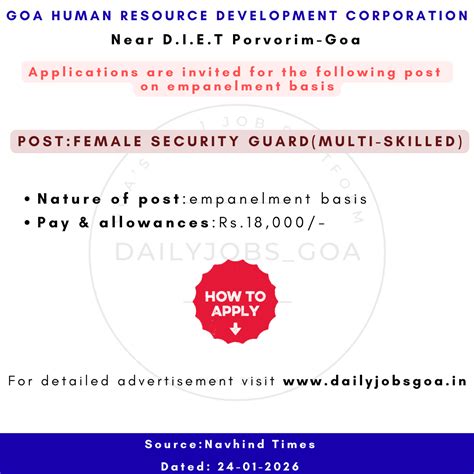 Daily Jobs Goa Official– Latest Government and Private Job Vacancies in Goa