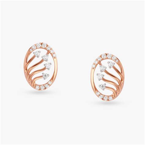 Whimsical Cluster Diamond Stud Earrings