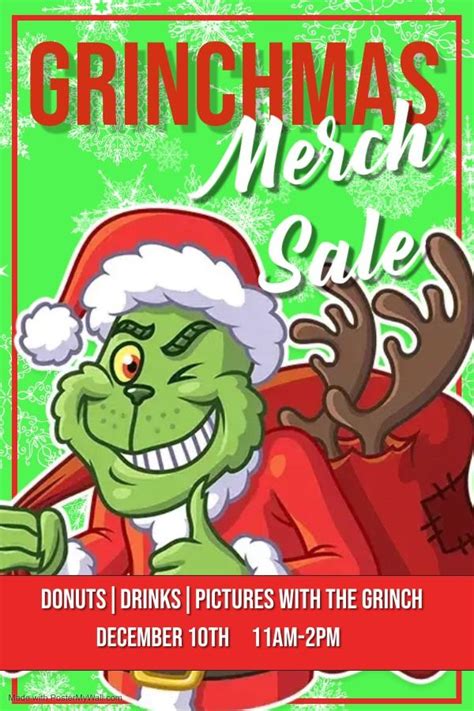 Grinchmas Merch Sale, Valley Center High School, 10 December 2023 ...