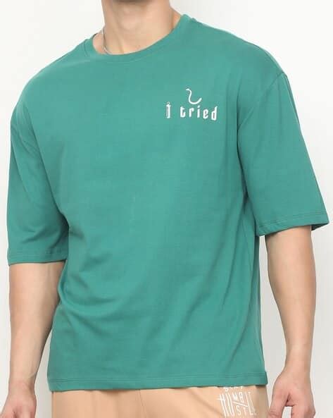 Buy Dark Green Tshirts for Men by Shein Online | sheinindia.in