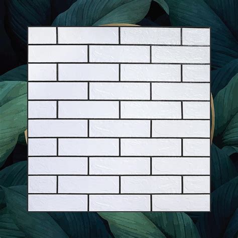 Haxed 3D Brick Wallpaper - Self Adhesive PE Foam Brick Design Wall ...