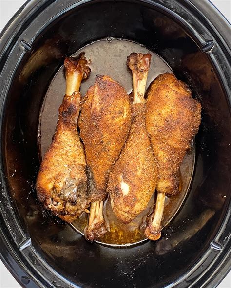 How to Cook Juicy, Tender Turkey Drumsticks in a Slow Cooker – The ...