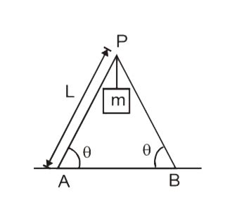 Two identical ladders, each of mass M and length L are resting on the ...