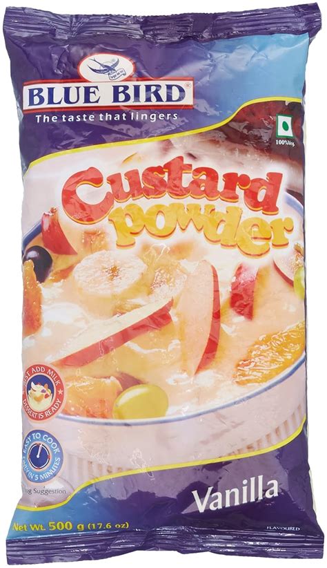 Blue Bird Custard Powder, Vanilla, 500g Pouch : Amazon.in: Grocery ...