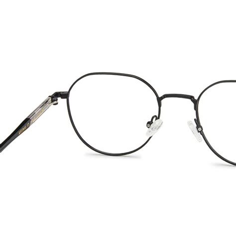 Buy Black Transparent Black Full Rim Round John Jacobs Supreme Steel JJ ...