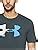 Buy Under Armor Men's Glitch Logo T-Shirt, Stealth Gray/Mako Blue, XXX ...