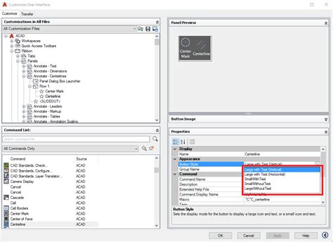 Image result for Change Express Menu Toolbar AutoCAD