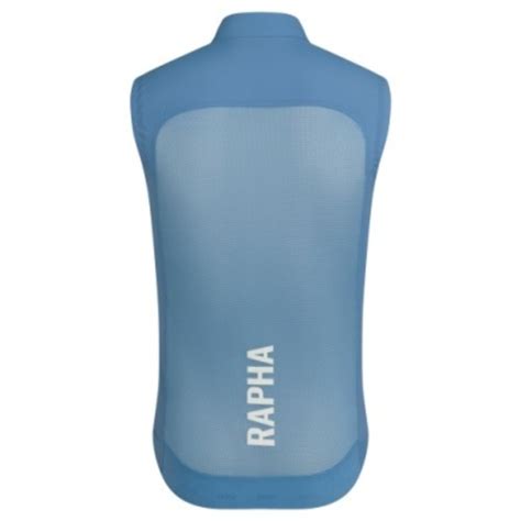 RAPHA MEN'S PRO TEAM LIGHTWEIGHT GILET DUSTED BLUE/WHITE | SILBEST ...