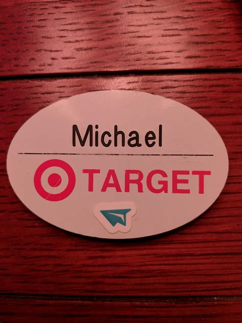 Target Name Tag Template