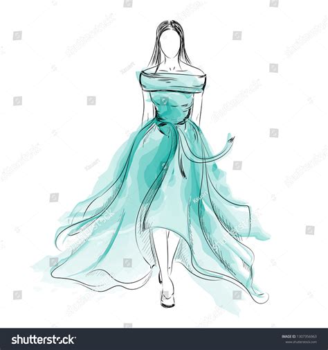 Image result for Runway Model Drawing