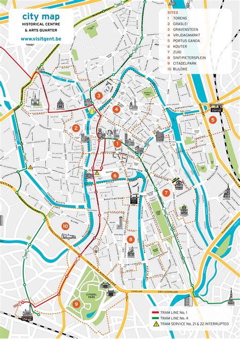 Map Of Belgium Gent