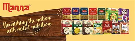 Manna Millets 5kg - Natural Grains Combo Pack of 5 | Foxtail 1kg, Kodo ...