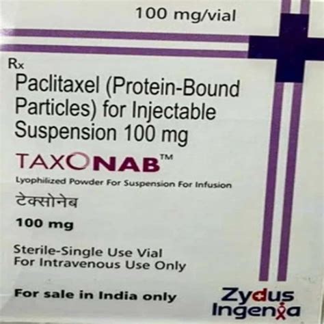 Taxonab 100mg Vial Of 1 Powder For Infusion: Uses, Side Effects, Price ...
