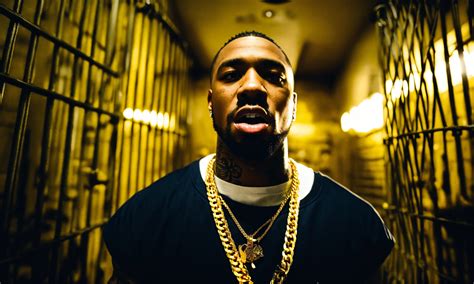 Lexica - Fisheye view of rapper "Sheff G" rapping in prison jail cell ...