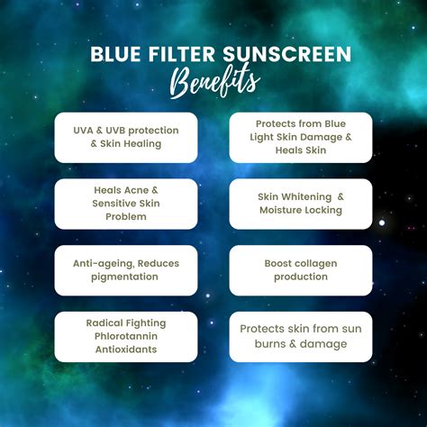 Blue Filter Sunscreen SPF 45 PA+++ - 30 ml with Brown Seaweed, Titaniu ...