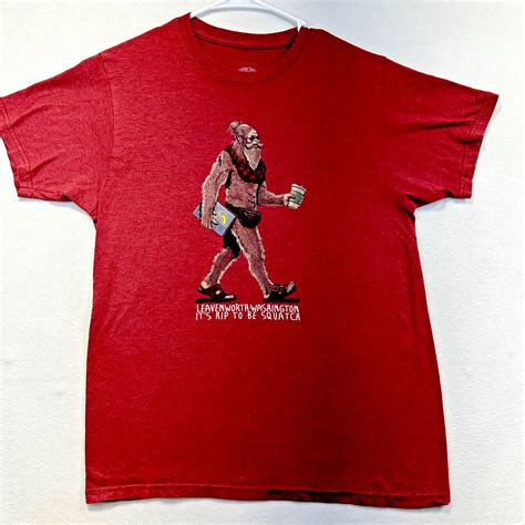 Leavenworth Washington Sasquatch T-Shirt Mens Medium … - Gem