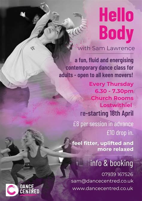 Hello Body Dance Class, Lostwithiel Church rooms, Par, 18 April 2024 ...