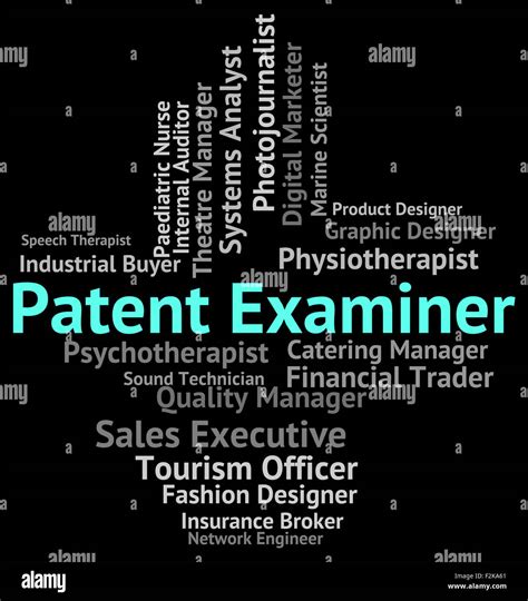 Patent Examiner Showing Performing Right And Hire Stock Photo - Alamy