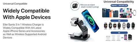 Vaku Luxos® Trinity 3in1 23W Magnetic MagSafe Wireless Charger for ...