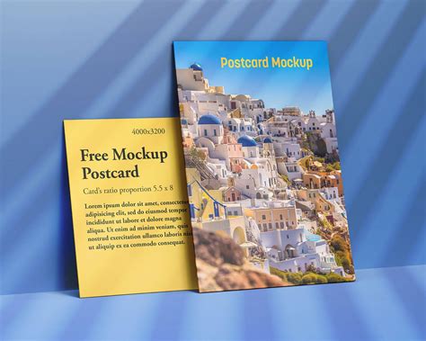 Free Mailing Postcard Mockup PSD Set - Good Mockups
