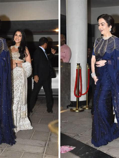 Nita Ambani In Silk Saree With Statement Necklace Looked Even More ...