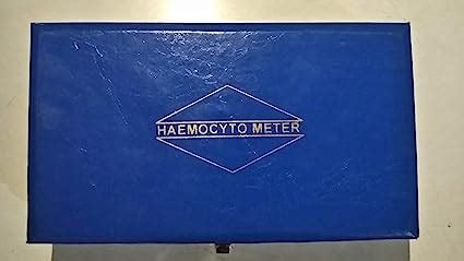 Neubeur Blood Counting Chamber Brightlined, Complete Haemocytometer Set ...