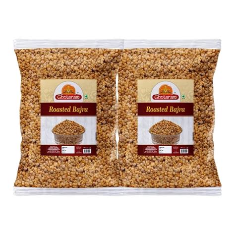 Ghotaram Roasted Crunchy BAJRA Low Fat Roasted Bajra Pearls Summer ...